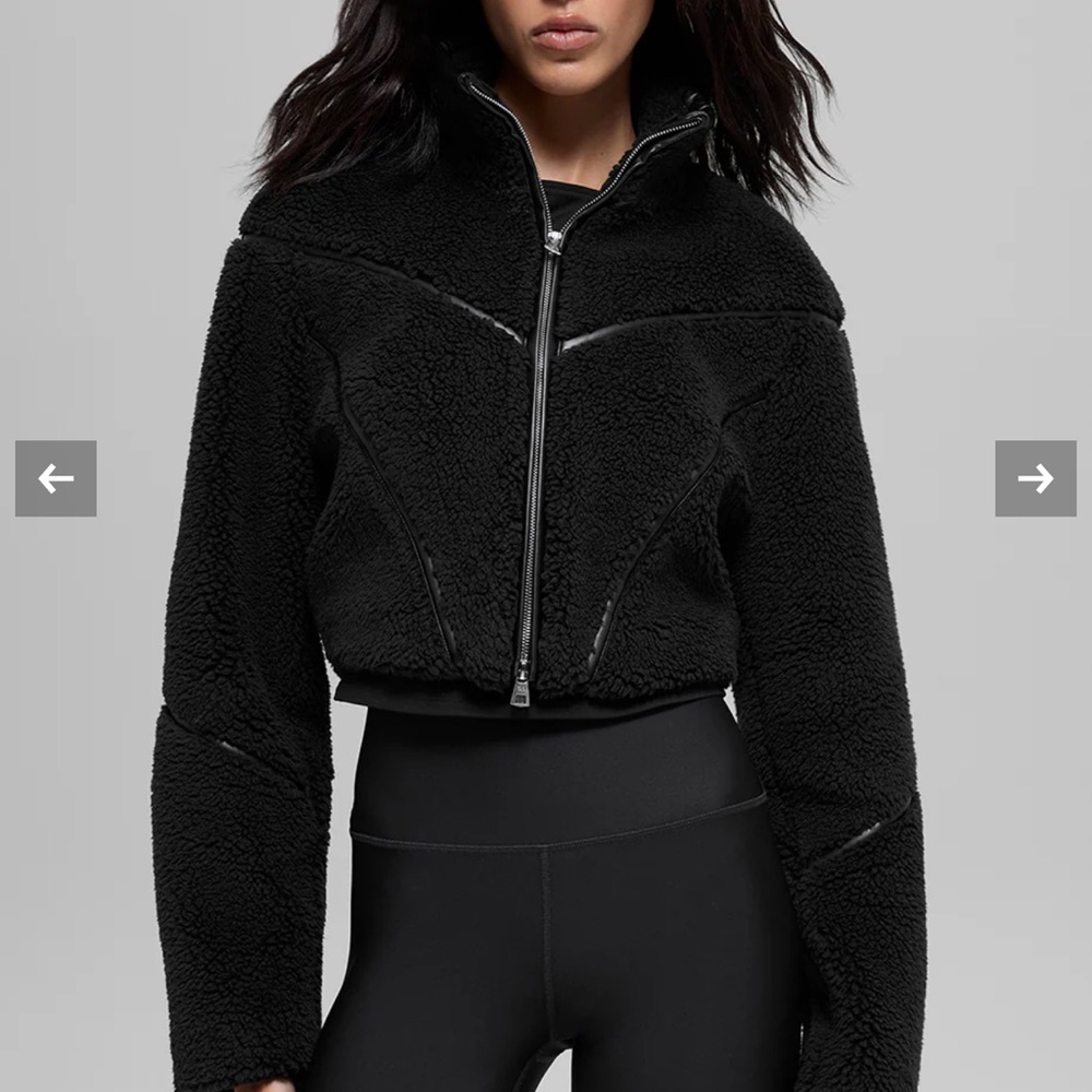 Alo Yoga Sherpa Cropped Slope Side Jacket